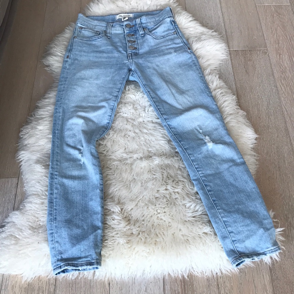 Madewell skinny  9” high rise jeans